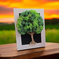 Mini tableau végétal “L’Arbre de Vie” – 20 × 15 cm