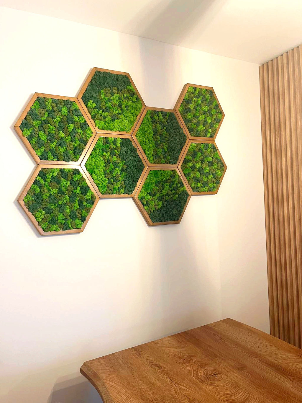 Panneau Mural Hexagonal – Diamètre 30 cm