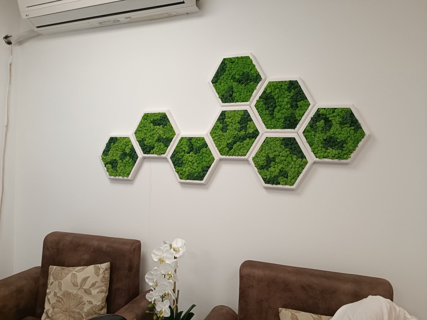 Panneau Mural Hexagonal – Diamètre 30 cm
