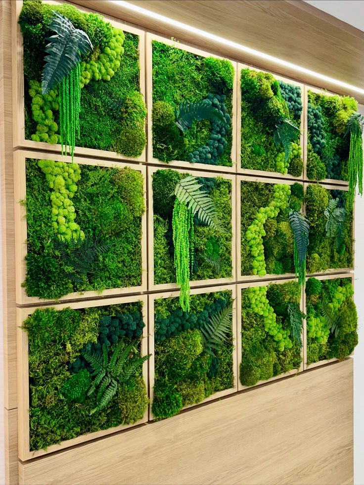 Panneau Mural en Bois Massif 35 × 35 cm