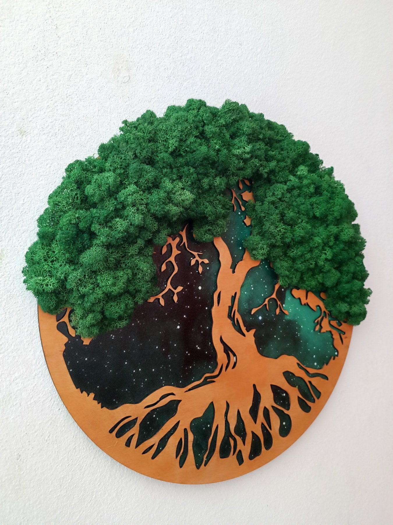 Tableau Rond « Arbre de Vie » – Diamètre 40 cm