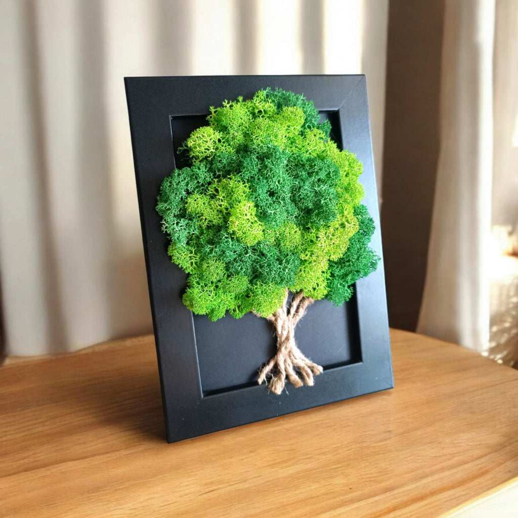 Tableau Végétal « Arbre de Vie » – 20 × 15 cm