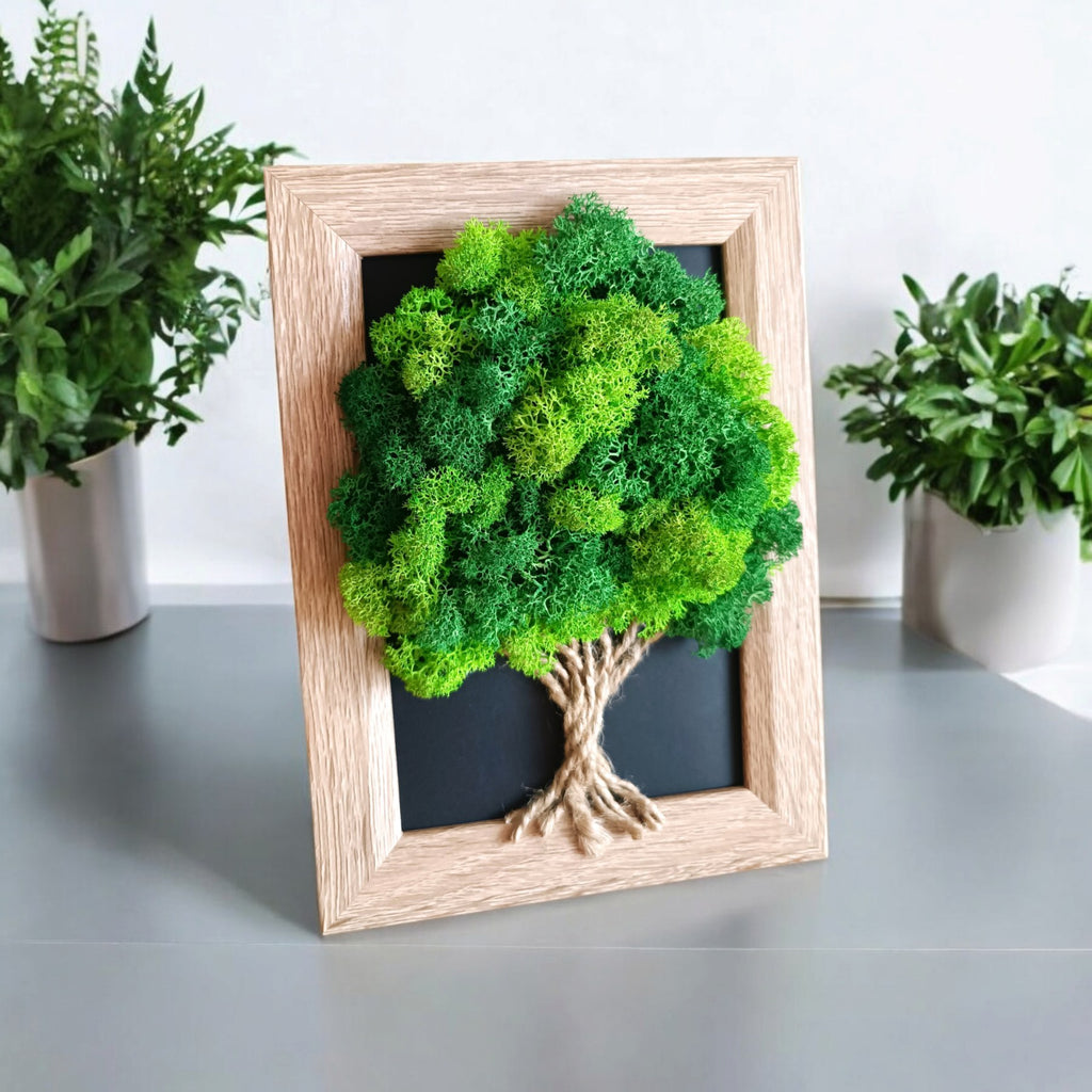 Tableau Végétal « Arbre de Vie » – 20 × 15 cm