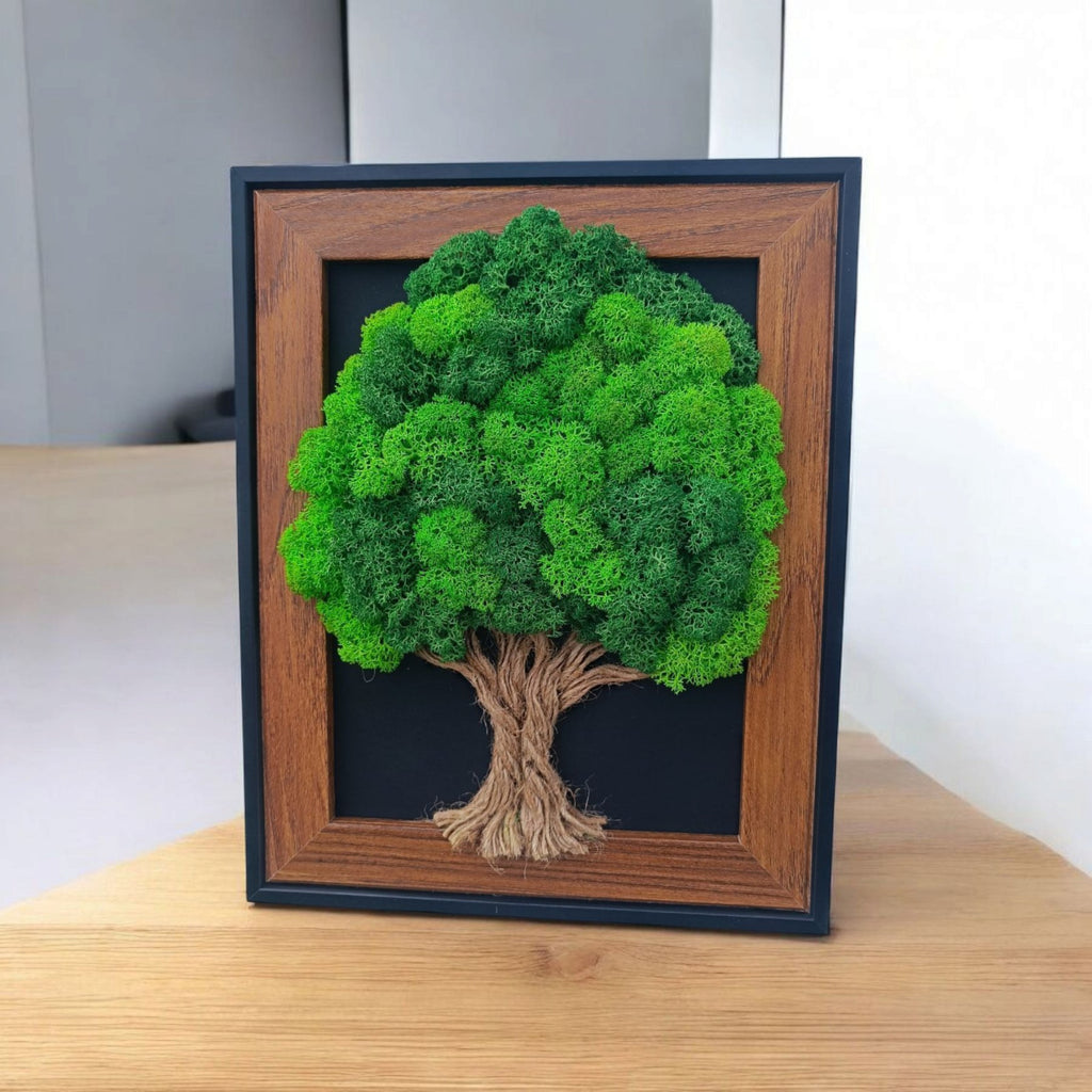 Tableau Végétal « Arbre de Vie » – 25 × 20 cm