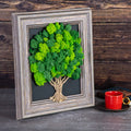 Tableau Végétal « Arbre de Vie » – Cadre Massif Premium (35 × 30 cm)