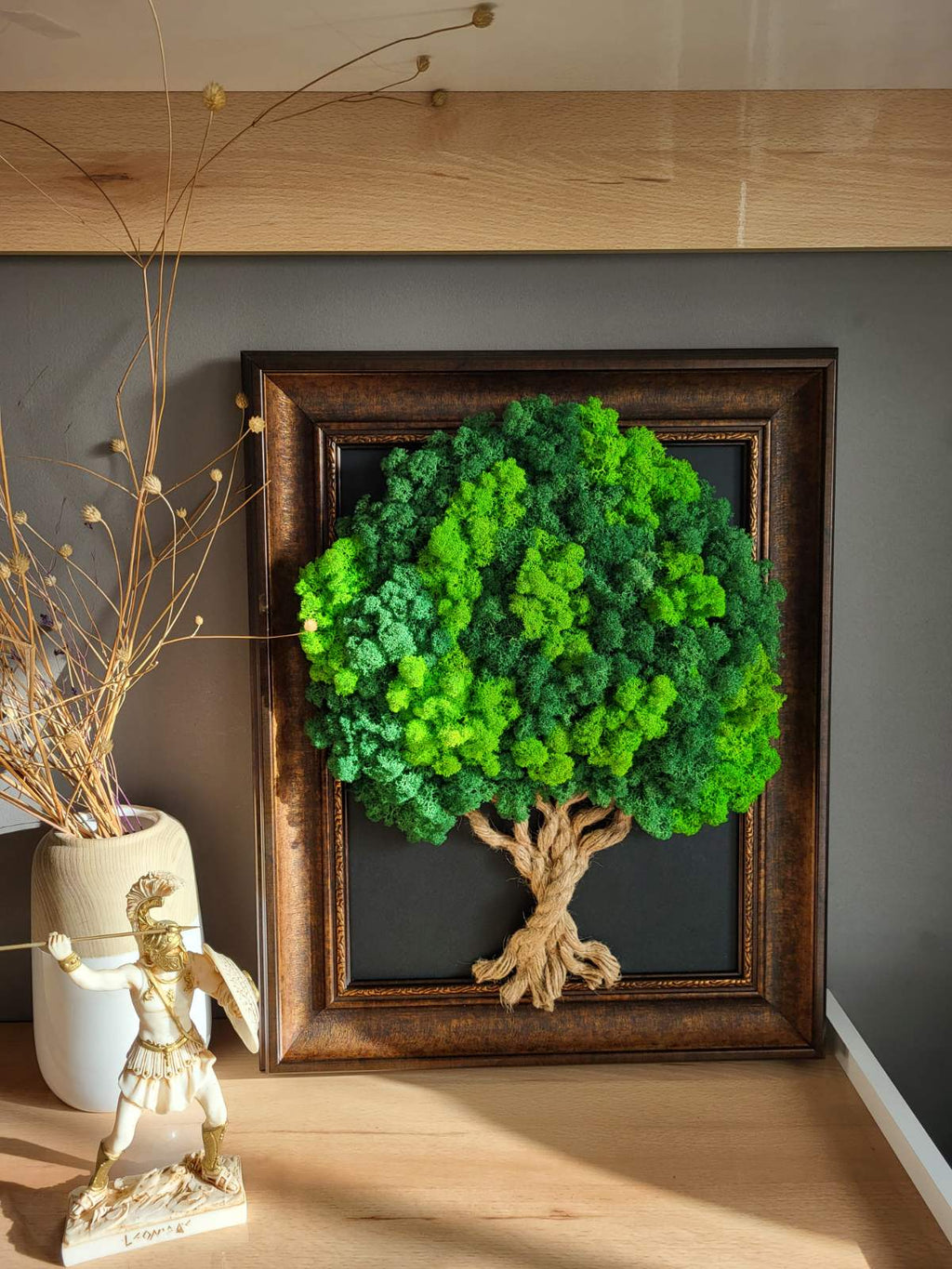 Tableau Végétal « Arbre de Vie » – Style Baroque (55 × 45 cm)