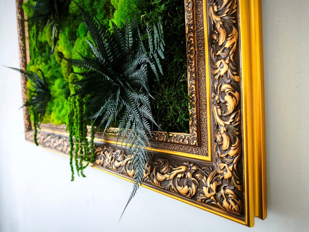 Tableau mural végétal “Oasis” – 90 × 60 cm