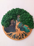 Tableau rond “L’Arbre de Vie” – Ø 40 cm