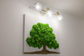Tableau végétal vivant “L’Arbre de Vie” – Toile blanche 60 × 50 cm